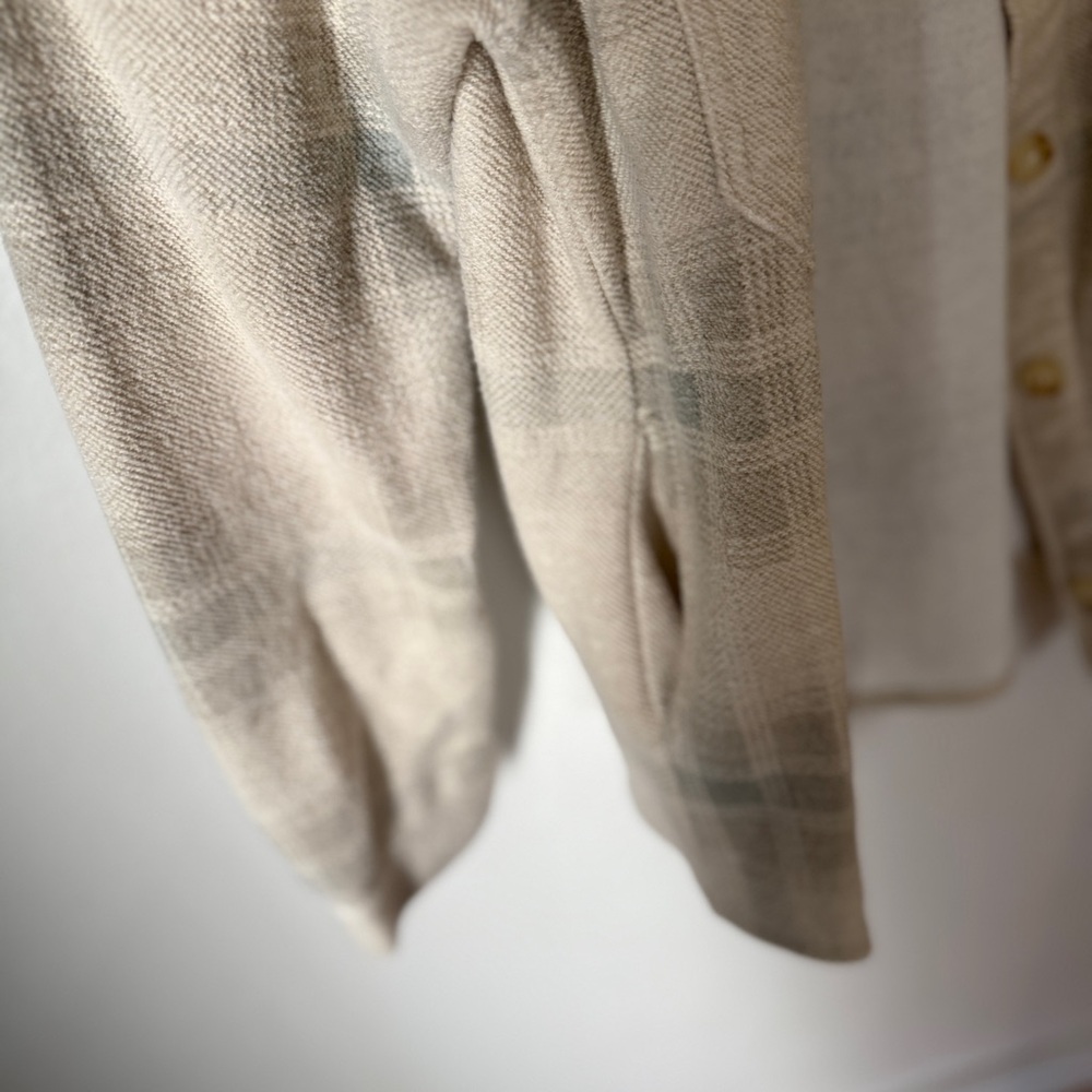 Neutral Flannel Shacket - image 3